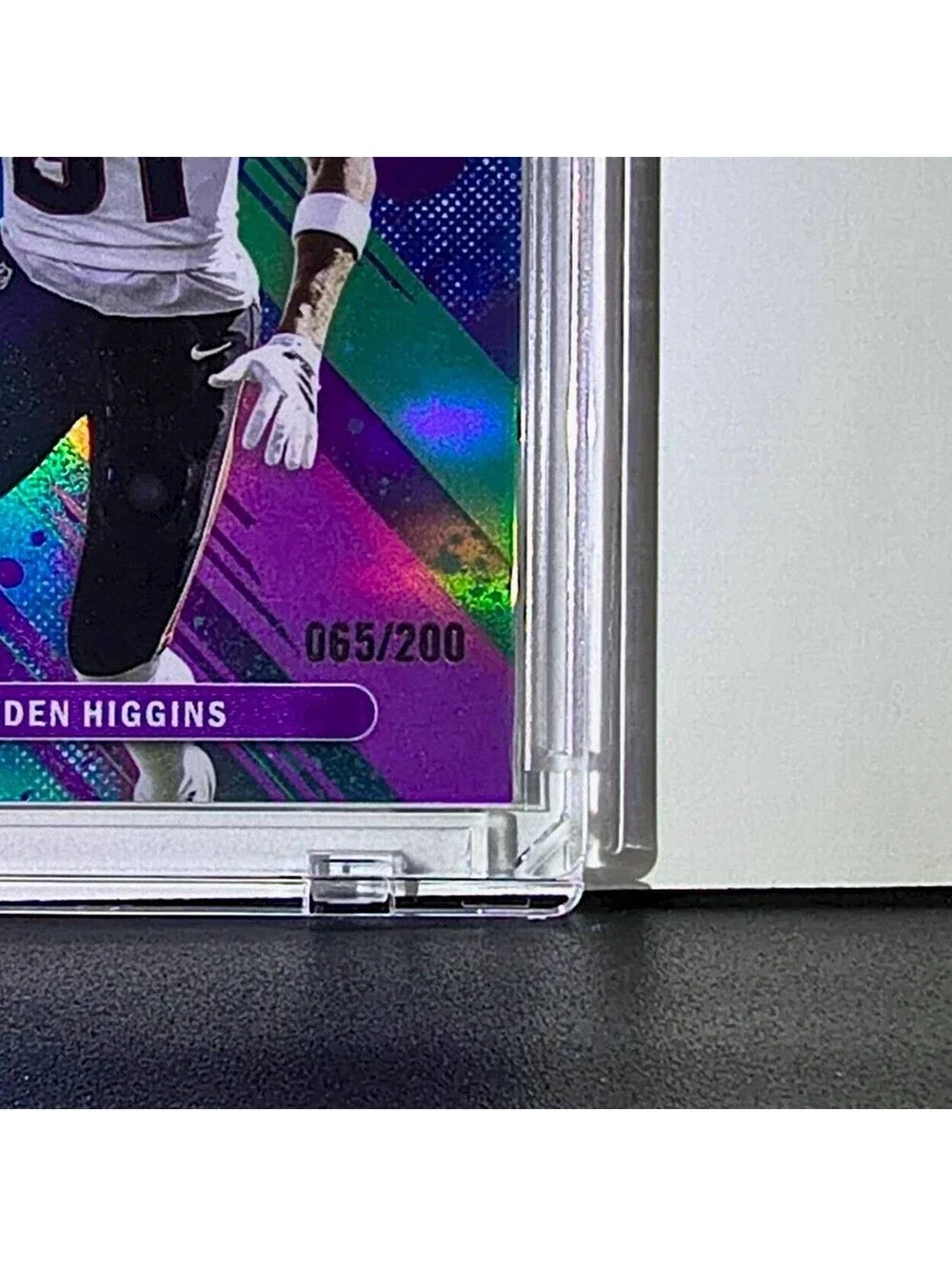 Jayden Higgins Rookie 2025 Topps Finest NFL #26 Card Houston Texans 065/200